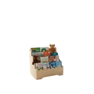 Estantería de madera para niños de 4 niveles para guardar libros y juguetes con asas - Product Image 2