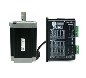 Kit Motor Paso A Paso Híbrido Nema23 Con Caja Reductora De Gusano - 1.8 Nm, Controlador TB6600, Para CNC