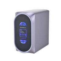 Sistem RO Air Minum Elektrik Plastik di Bawah Wastafel-75/100GPD Pemurni Osmosis Balik Multi Filter untuk Dapur Modern