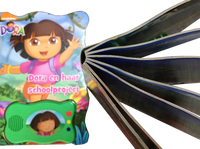 Impresión de libros gruesos y duraderos para niños, caja de cartón con sonido