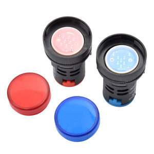 22 جهاز LED ، مؤشر تحذير ، أحمر أخضر أزرق أبيض 12 فولت 24 فولت ، لوحة تركيب - Product Image 3