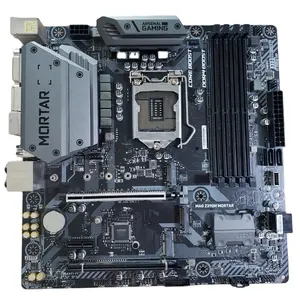 Msi Z390MMORTARデスクトップマザーボード用LGA1151 DDR4 SUPPORT I9 128G SATA3 M.2 * 2 USB3.1 M-ATXオリジナル品質