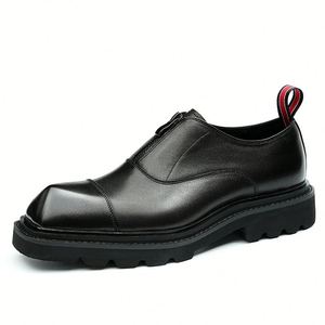 Chaussures habillées de luxe originales 2025 en cuir véritable avec logo personnalisé, style décontracté, pour hommes, chaussures de créateur pour hommes - Product Image 6