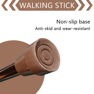 Bastone da passeggio pieghevole regolabile in alluminio, supporta 100 kg, punta in gomma antiscivolo, impugnatura ergonomica per uomini, donne e anziani - Product Image 6