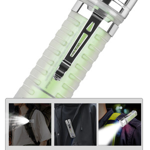 ไฟฉายซูม 30W LED สีขาวพร้อมคลิปหนีบปากกาแม่เหล็กในตัวแบตเตอรี่ 18650 ปรับโฟกัสได้สำหรับการใช้งานกลางแจ้ง - Product Image 1