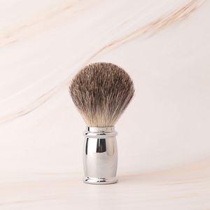 <span class=keywords><strong>Blaireau</strong></span> de luxe fabricants de cheveux de <span class=keywords><strong>blaireau</strong></span> pur pour hommes avec manche en métal inoxydable - Product Image 5