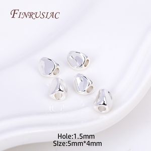 ลูกปัดทอง18K เหลี่ยมเพชรพลอยไม่สม่ำเสมอลูกปัดเกลียวทองเหลืองแบบทำมือสำหรับทำสร้อยข้อมือสร้อยคอเครื่องประดับ - Product Image 3