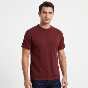Camiseta Personalizada de Algodón 100% para Hombre, Talla Grande, con Impresión de Pantalla, Logotipo Personalizado, Fabricante OEM, Venta al Por Mayor, Exportación - Product Image 1