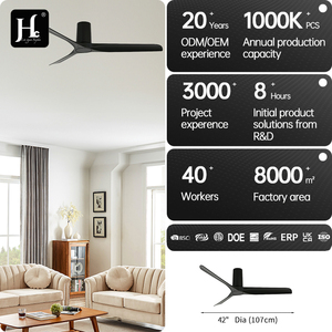 High Airflow Inverter Home/Office 220V Energy-Saving Quiet Ceiling <b>Fan</b> with <b>Remote</b> <b>Control</b> - Product Image 6