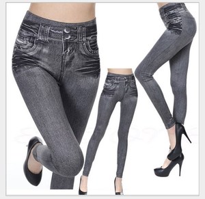 2026 Cheap 3 Colors Women Fashion Wear Butt Lifter Denim <b>Jeans</b> Leggings - Product Image 5