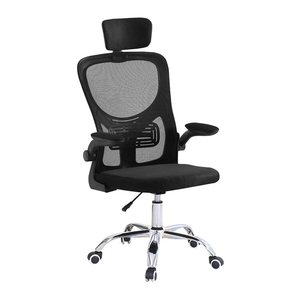 Fabricant de meubles commerciaux bon marché accoudoir réglable chaise en maille chaise de bureau ergonomique à dossier haut avec appui-tête - Product Image 1