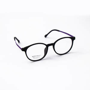 <span class=keywords><strong>Occhiali</strong></span> <span class=keywords><strong>da</strong></span> Lettura di Lusso con Montatura Ovale in Titanio Puro Nero, <span class=keywords><strong>Leggeri</strong></span>, con Lenti Graduate e Motivo Stampato Rosa per Uso Quotidiano - Product Image 2