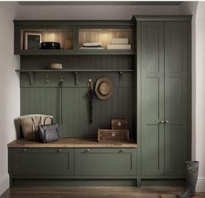 CBMmart Custom-Size Modern Contemporary Style Oak Plywood Wet Bar Kitchen <strong>Pantry</strong> Cupboard Wholesale Kitchen <strong>Cabinet</strong> - Product Image 5