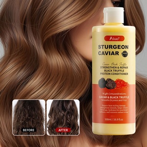 Après-shampoing à l'extrait <span class=keywords><strong>de</strong></span> caviar, à la truffe noire, à la kératine végétale et au niacinamide, nourrissant intensif, après-shampoing lissant <span class=keywords><strong>de</strong></span> luxe - Product Image 1