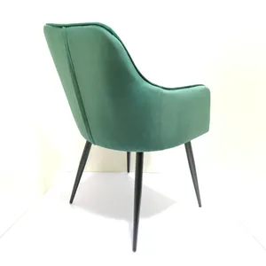 fisher price cadeira verde Suppliers-Mobília verde da cadeira de jantar, de alta qualidade com pernas de metal pretas