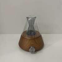 Diffuseur d'aromathérapie électrique professionnel de 40ml Diffuseur de parfum sans eau d'installation de bureau pour une utilisation en hôtel Matériau en bois et verre