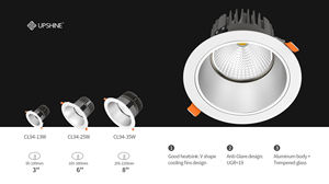 Downlight de Techo Profundo, Downlight Comercial, Downlight COB - Product Image 5