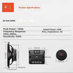 Sistema de Audio Delantero para Auto JbI 9600c y Altavoces Coaxiales Traseros 6520c para Vehículos Específicos, Juego de Altavoces de Dos Vías de 9x6 Pulgadas - Product Image 5