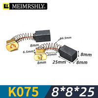 Brosses en carbone haute durabilité 8*8*15/20/25/30mm K075 K174 K254, pièces de rechange pour système d'alimentation en fil de soudeuse Lincoln