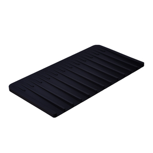 Modern Designed Kitchen Counter Non-Slip Dish Drying <b>Mat</b> BPA-Free Heat Resistant <b>Silicone</b> Water Draining Pads Built-In Drain - Product Image 6