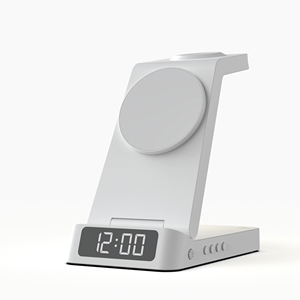 <span class=keywords><strong>Cargador</strong></span> Inalámbrico Plegable 3 en 1 de 15W con Pantalla de Reloj para <span class=keywords><strong>iPhone</strong></span>, <span class=keywords><strong>Apple</strong></span> <span class=keywords><strong>Watch</strong></span> <span class=keywords><strong>y</strong></span> <span class=keywords><strong>AirPods</strong></span> - Product Image 5