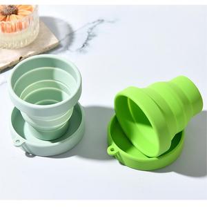 Gobelet pliable en silicone personnalisable, anti-fuite, portable, pour les sports de plein air, les voyages, les cadeaux - Product Image 2
