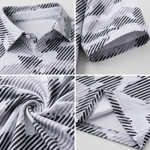 Polo Dryfit para Hombre, Venta al por Mayor, Estampado de Camuflaje, Ropa de Golf de Alto Rendimiento, Secado Rápido, 88% Poliéster, 12% Elastano, 150GSM, Disponible en Stock - Product Image 5