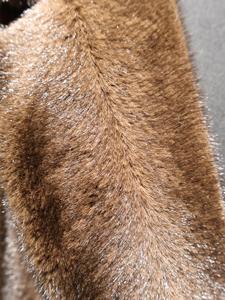 <span class=keywords><strong>Cappotto</strong></span> Lungo in Finta Pelliccia di Visone <span class=keywords><strong>Marrone</strong></span> <span class=keywords><strong>Scuro</strong></span> di Lusso per Donna, Caldo <span class=keywords><strong>Cappotto</strong></span> Invernale con Collo a Risvolto Oversize in Finta Pelliccia per Signore - Product Image 5