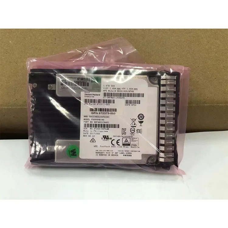 HPE 872373-003-SC 1.6TB SSD Server 2.5inch DS SAS-12G Mixed Use G9 G10 SSD External Hard Disk Drives For Server