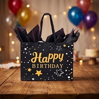 Nouvelle conception, emballage de cadeau d'anniversaire pour enfants luxueux et mignon, sac cadeau en papier recyclable sur le thème des dessins animés