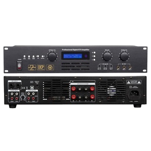 AT8250 Professional Powerful Amplifier 250 Watts 2 Channel Home System Audio Amplifier