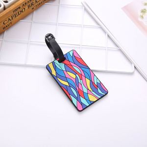 Étiquettes de bagages en silicone portable à la mode avec logo personnalisé - Product Image 5