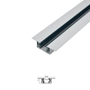 Sistema de riel de luz Led de 2 líneas, 2 cables, 3 cables integrados, iluminación monorriel colgante, 1M, 1,5 M, 2M, 3M - Product Image 6