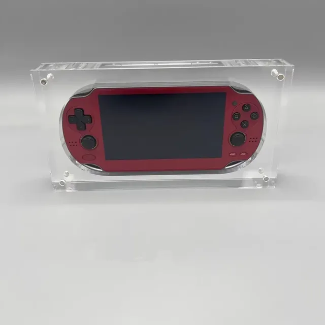 High Transparency Acrylic Shell for PlayStation VITA PS VITA 1000 for PS Vita 2000 Magnetic Suction Cover Storage Box Display Bo