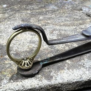 Pinzas de soldar con cabeza de joyero, mordaza curva dentada, abrazadera de acero inoxidable, herramienta de sujeción para reparación de anillos y fabricación de joyas - Product Image 6