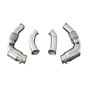 AKS Catted Downpipe für BMW M5 F90 M8 F92 F93 LCI Inc CS Ende 2021 Racing Downpipe - Product Image 2