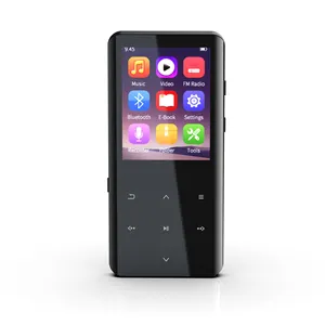 RUIZU D18, precio de fábrica, pantalla TFT de 2,0 pulgadas, Mp4, compatible con Bluetooth 4,0, grabadora de voz más pequeña, descarga de vídeo, reproductor de música Mp3