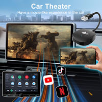 Adaptador automático inalámbrico Android con Video Carplay Adaptador inalámbrico con cable Android Auto a Dongle inalámbrico