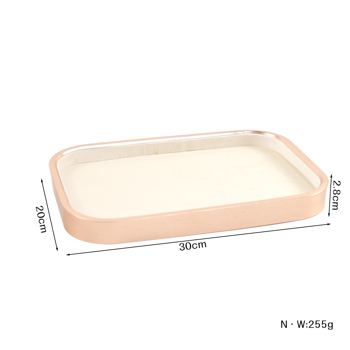 Vassoio vuoto Oro+Beige