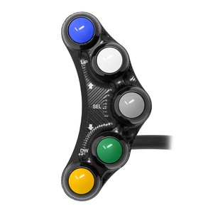 Interrupteur de guidon sport gauche pour tableau de bord I2M Chrome PRO 2 (Ducati) - Product Image 1