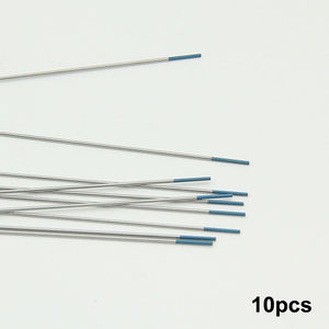 Électrodes en tungstène à grain fin à pointe bleue WL20 pour soudage TIG, baguettes de soudage AWS EWLa-2 2,4 mm 3/32 po, 10 pièces/boîte, vente en gros d'usine chinoise, torche - Product Image 2