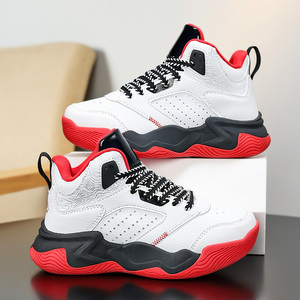 Cema Dropshipping Baskets décontractées pour enfants de haute qualité, style rétro, pour l'extérieur, tendance, respirantes, chaussures de sport et de basketball pour garçons, tige en PU, semelle EVA - Product Image 6
