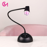Lampe de table professionnelle 18W flexible rechargeable sans fil à gel, avec capteur tactile, lampe UV LED pour ongles, pour salon de beauté