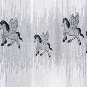 Rèm Cửa Sổ Vải Tuyn Mềm Thêu Hình Ngựa Hoạt Hình Tùy Chỉnh Tấm Che Và Rèm Cửa Cho Phòng Khách Trẻ Em - Product Image 3