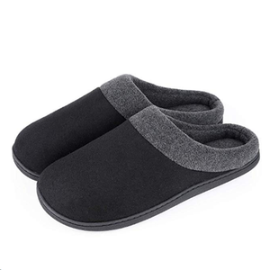 Personalizzato Caldo di Inverno Coperta di Lana Tessuto di Gomma Piuma di Memoria Pantofole per Gli Uomini - Product Image 2