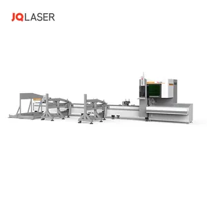 Mesin pemotong Laser serat Laser, tabung logam 2KW 3KW untuk industri otomatis