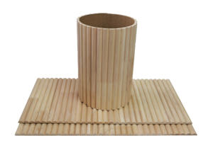 Panneau Mural Flexible en MDF Ondulé pour Décoration, Revêtement Mural Décoratif en Bois Rainuré Flexible - Product Image 3