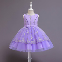 XA336 Fluffy Fleur Demoiselle D'honneur Fille Robes De Noce Robe De Bal Élégant Tulle Hors Épaule Anniversaire Première Communion Robes