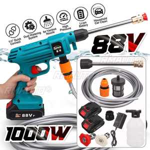 Hidrolavadora Inalámbrica de Alta Presión de 88VF y 1000W con Batería de 15000mAh, Máquina de Limpieza para Autos, Compatible con Baterías Makita de 18V - Product Image 1