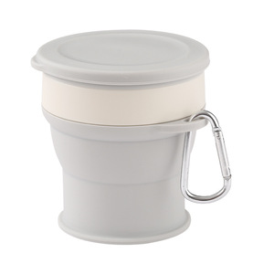 Tasse en silicone pliable, tasse de voyage portable, résistante aux hautes températures, avec sangle, compatible lave-vaisselle et micro-ondes, pour le sport - Product Image 6